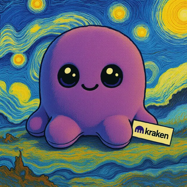 Beast rendered in a swirling Starry Night painting style